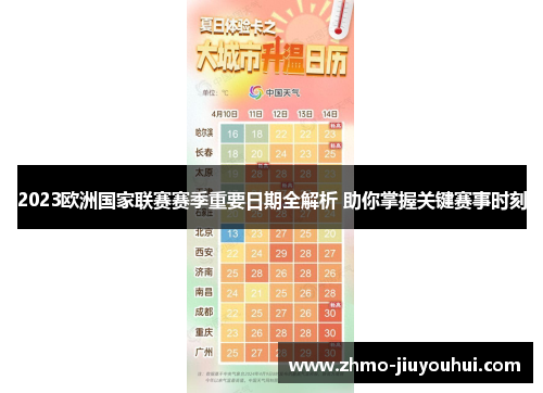 2023欧洲国家联赛赛季重要日期全解析 助你掌握关键赛事时刻